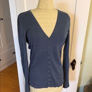 Vintage 100% cotton denim Blue Button-Up Cardigan, Banana Republic